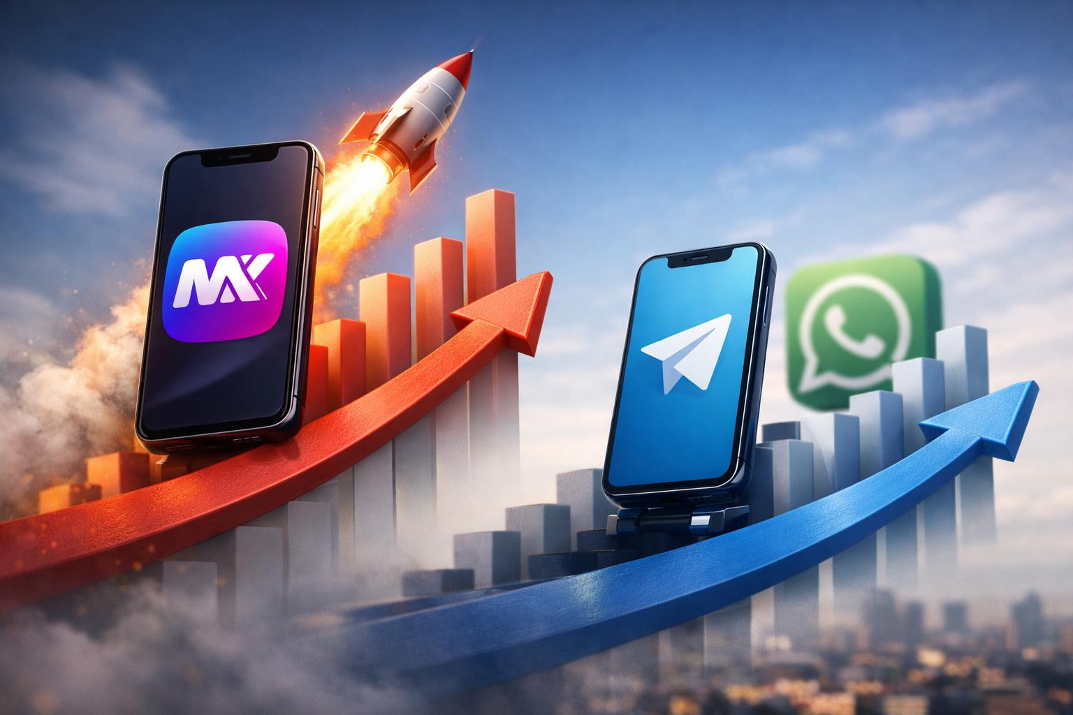 MAX внезапно вырвался в топ и обошёл Telegram 😳